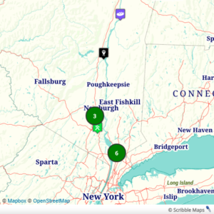 Best of the Hudson Valley: Dining, History, Art and Nature Excursions - Map of Destinations