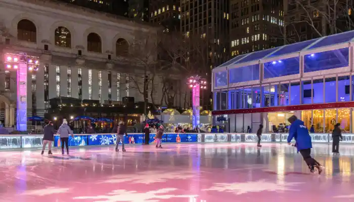 Celebrate Love in Manhattan with these Activities and Events - Ice Skating at Bryant Park