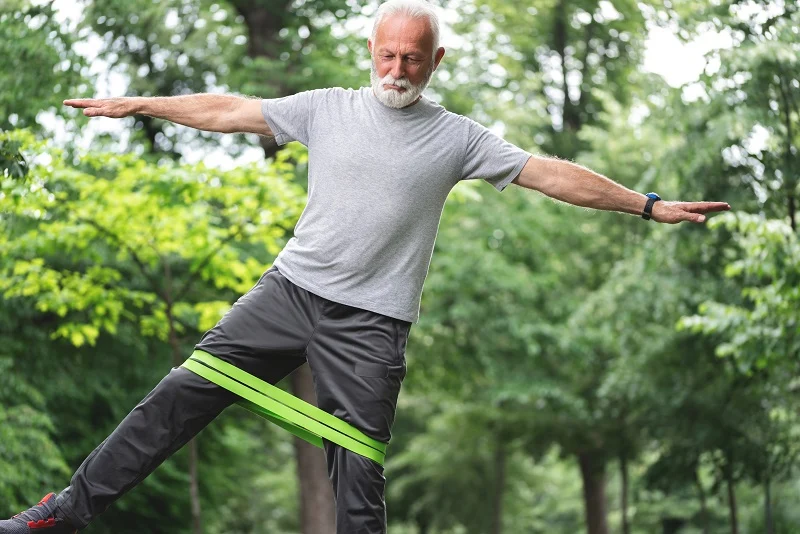 Hip Strengthening Exercises for Seniors - Resistance Bands
