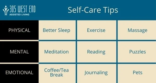 Simple Self-Care Ideas for Older Adults - Health Chart